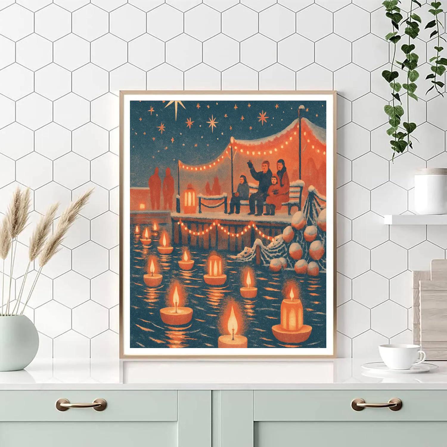 Holly Harbor Candle Festival Numbered painting kits