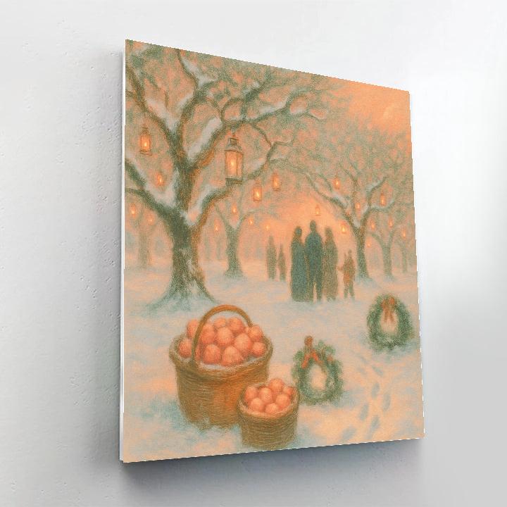 Twilight Yule Orchard Numbered painting kits