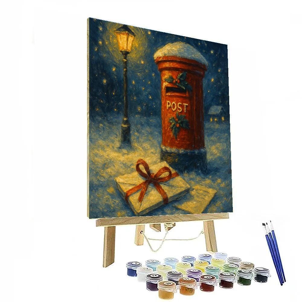 Midnight Holly Post paint by color