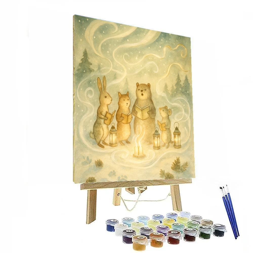 Polar Lantern Choir Numbered painting kits