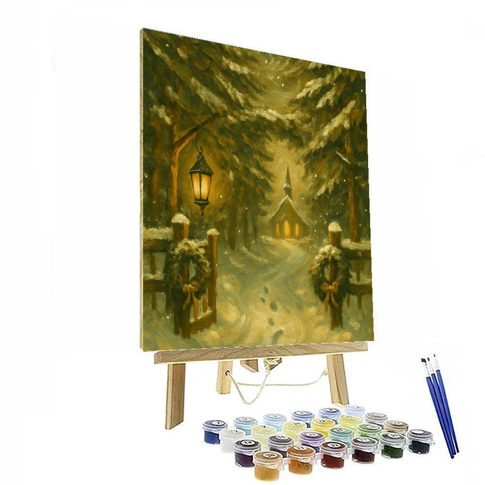 Cedar Lantern Crossing painting number kit
