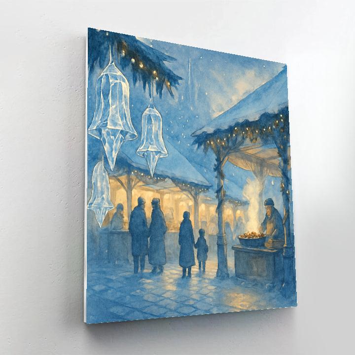 Icicle Bell Market painting number kit