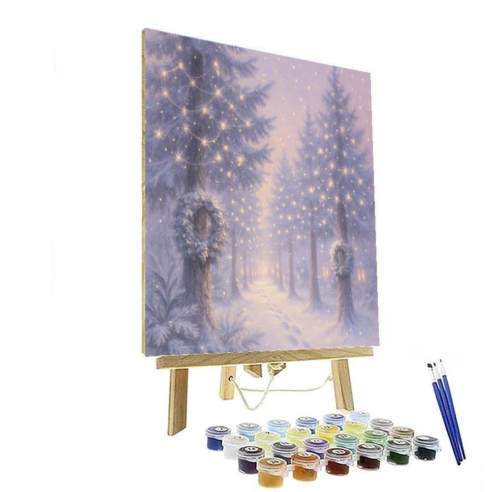 Gossamer Star Tree Lane Number painting