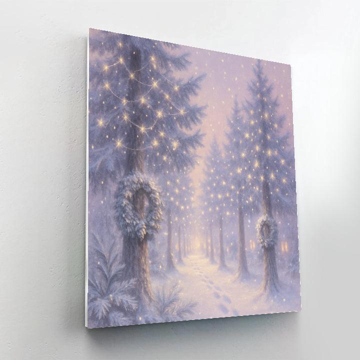 Gossamer Star Tree Lane Number painting