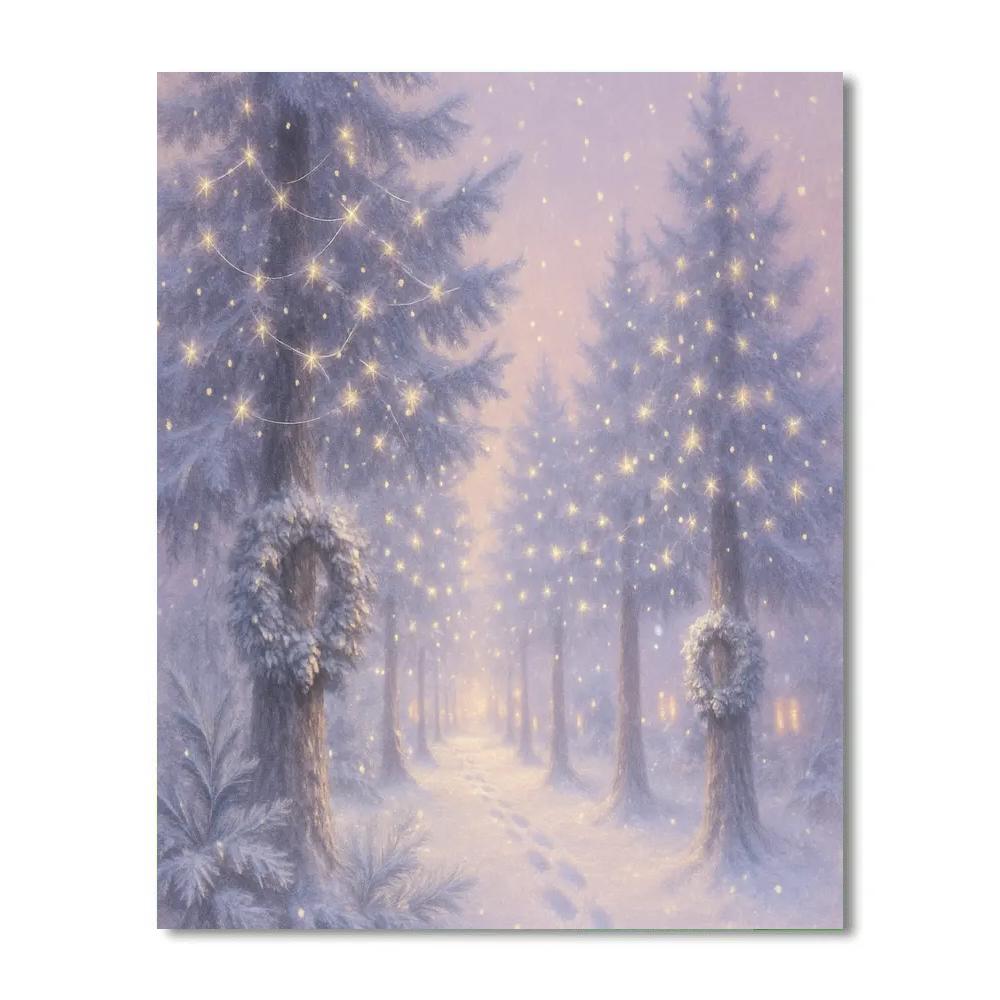 Gossamer Star Tree Lane Number painting