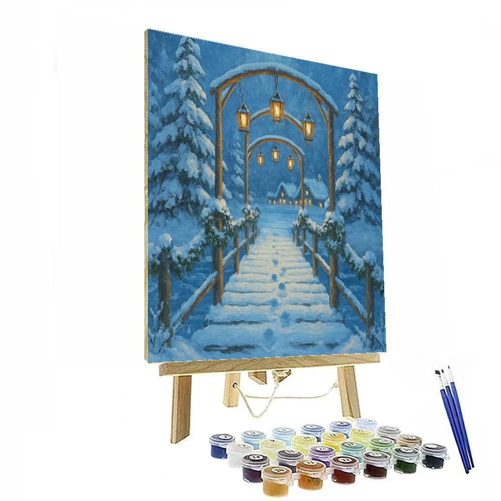 Northern Lantern Crossing Paint by numbers art