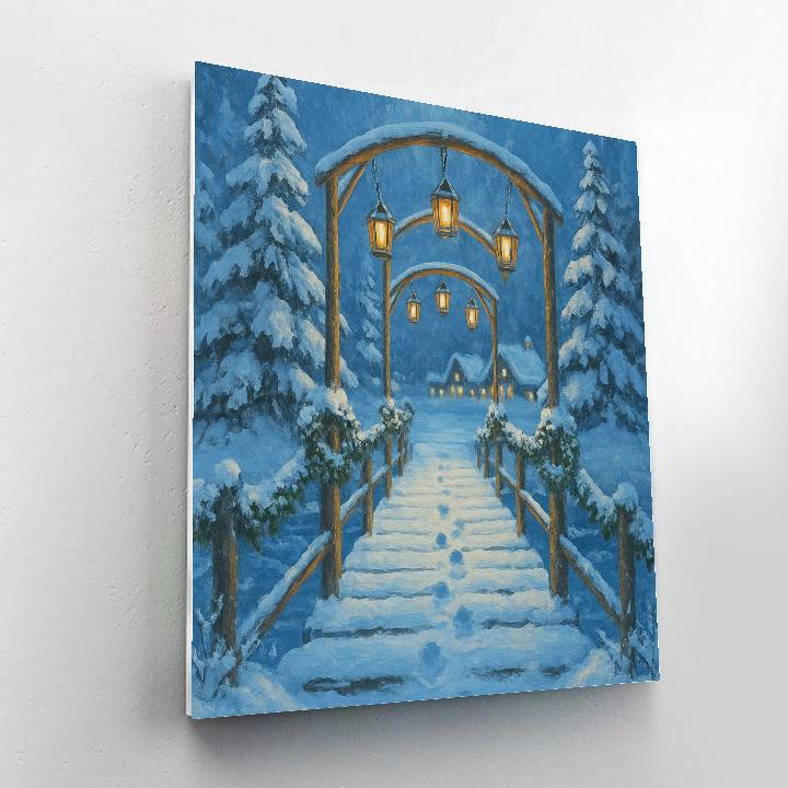 Northern Lantern Crossing Paint by numbers art