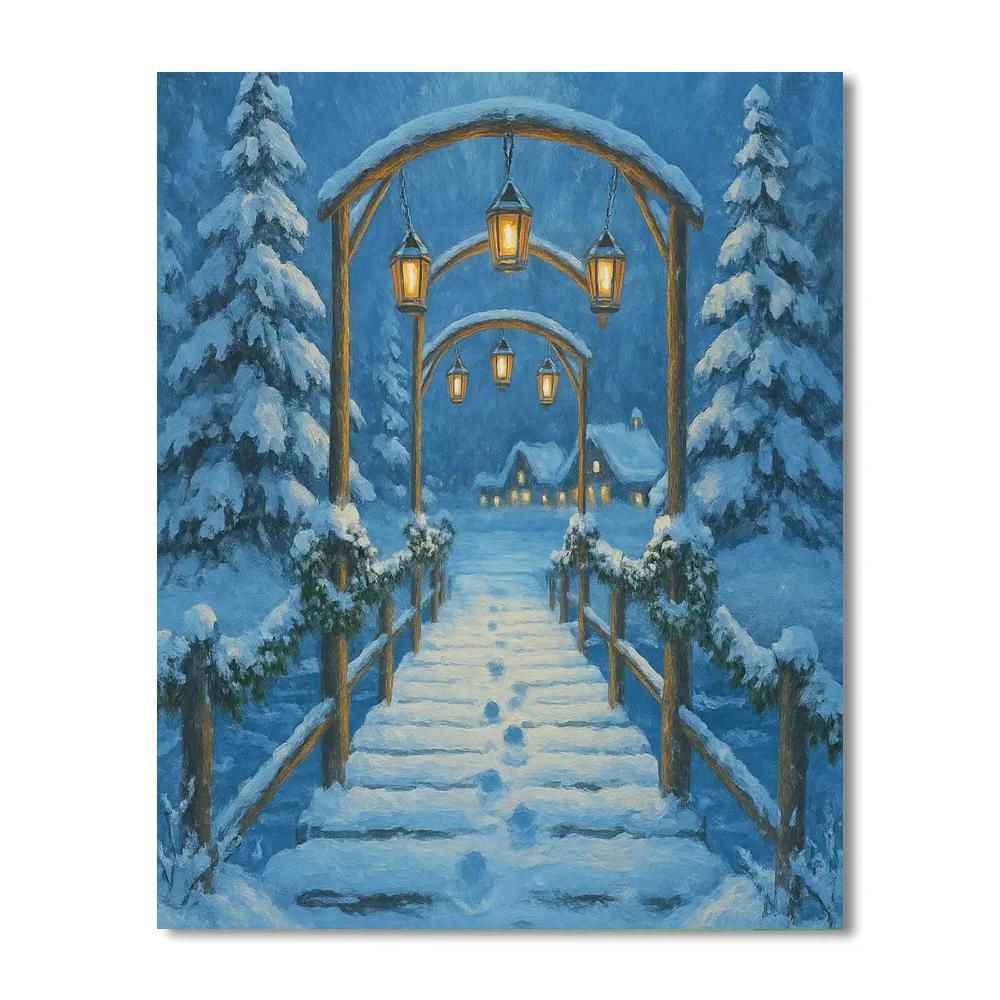 Northern Lantern Crossing Paint by numbers art