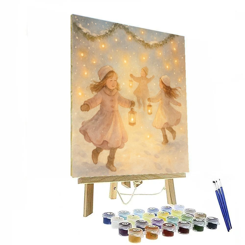 Firefly Winter Waltz Number painting