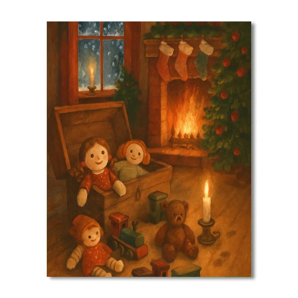 Hearthside Toy Chest paint by numbers