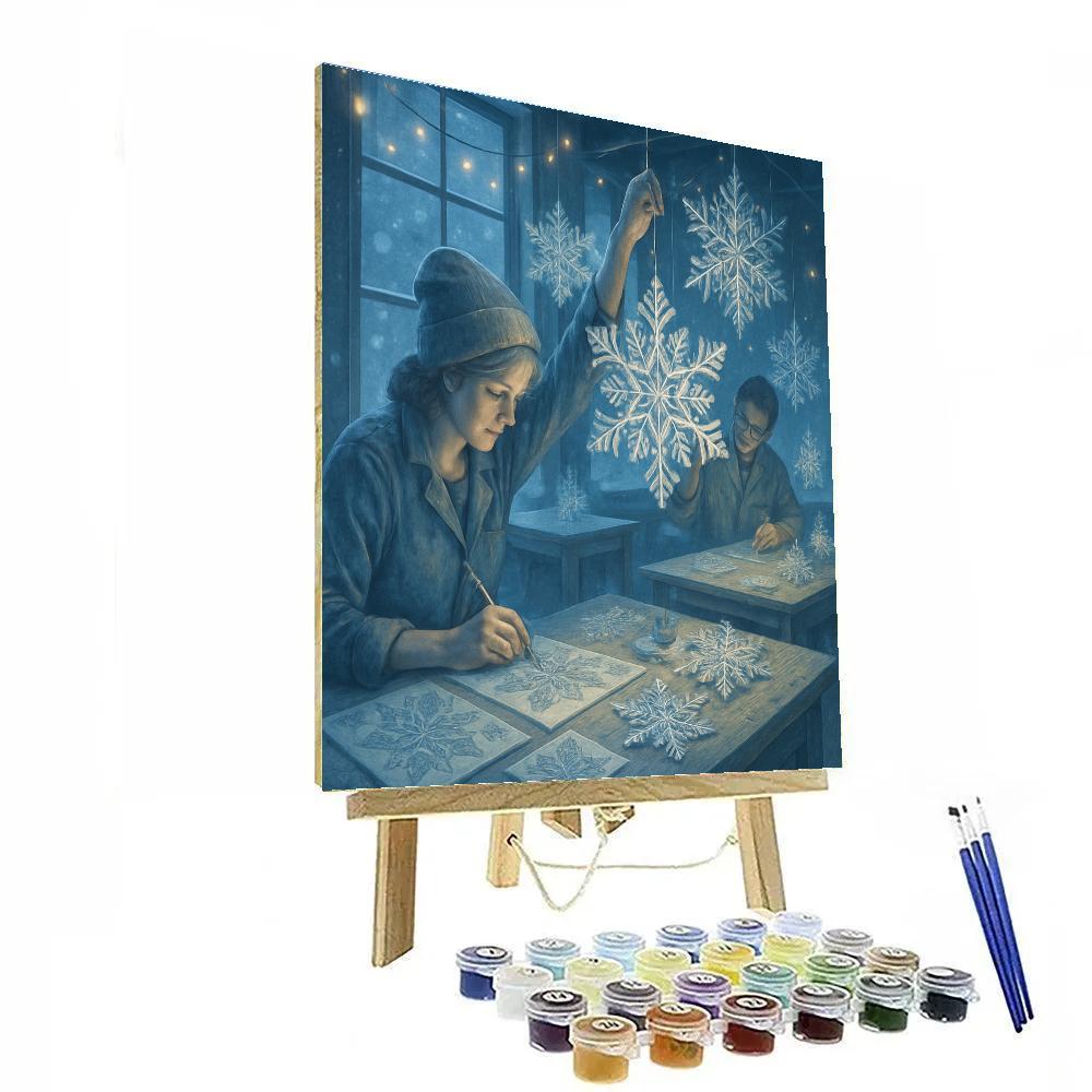 Snowflake Engineer Workshop DIY paint by numbers