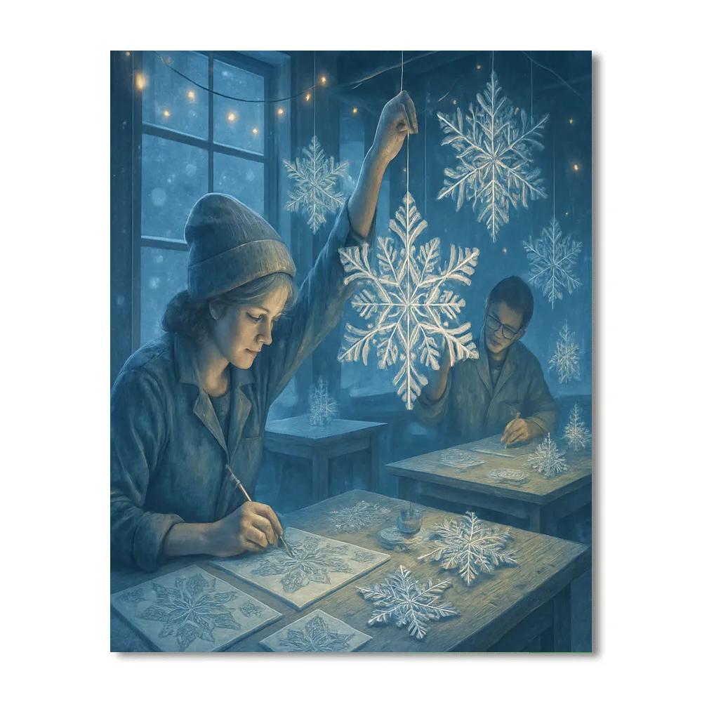 Snowflake Engineer Workshop DIY paint by numbers