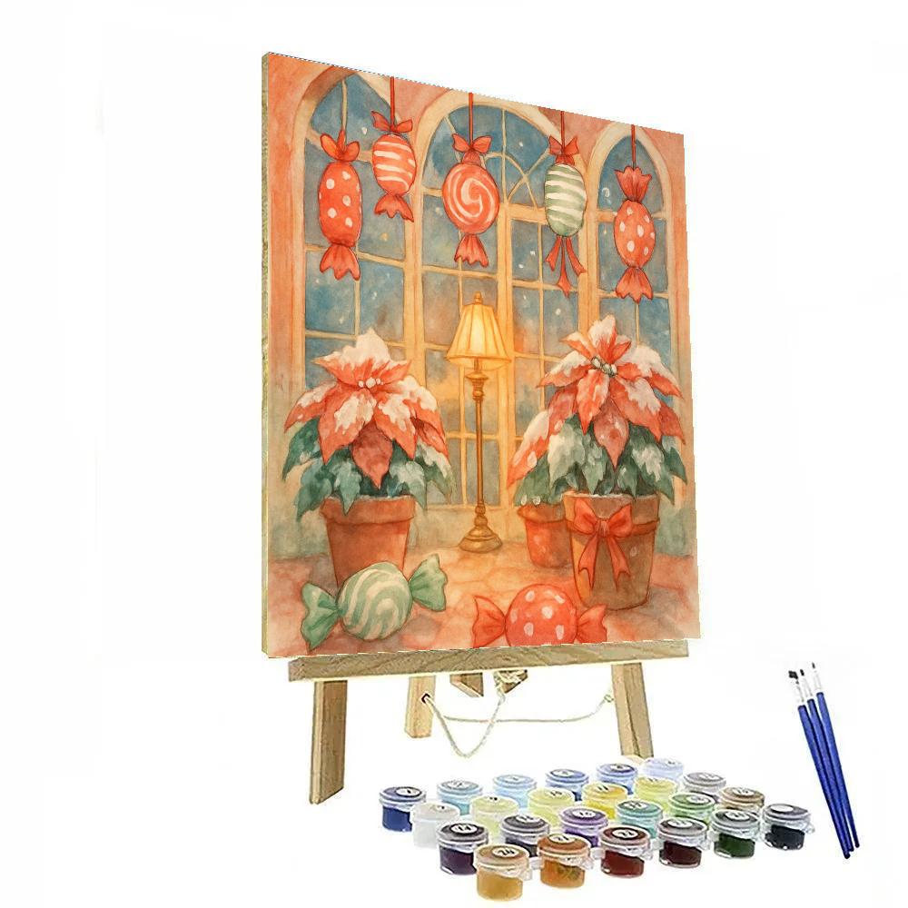 Candy Lantern Conservatory Paint by numbers art