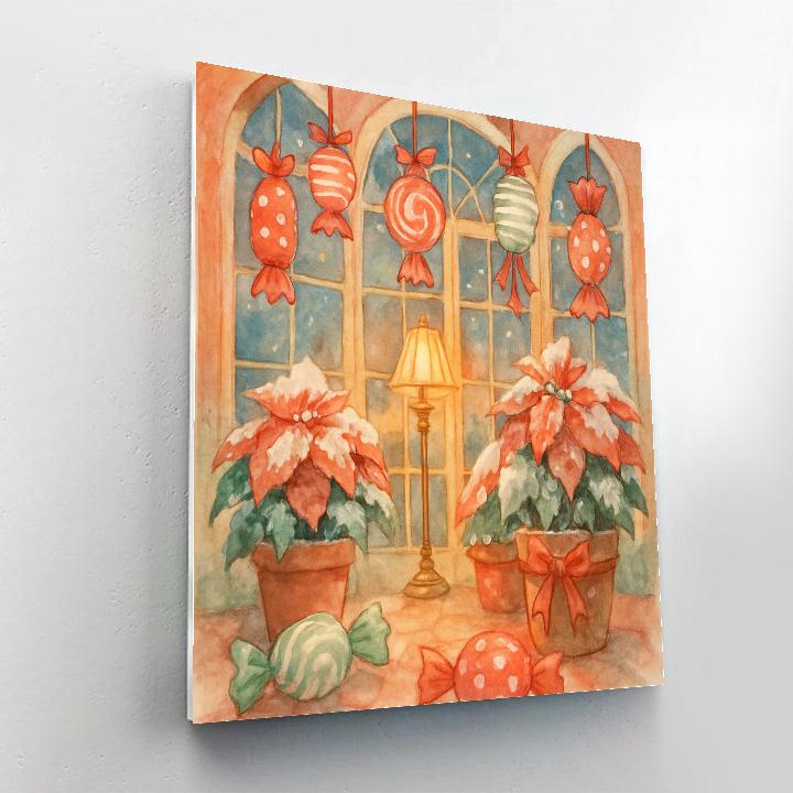 Candy Lantern Conservatory Paint by numbers art