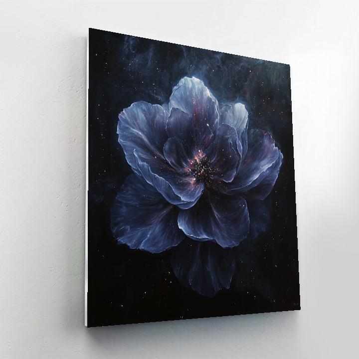 Caravaggio Inspired Nebula Blossom paint by numbers
