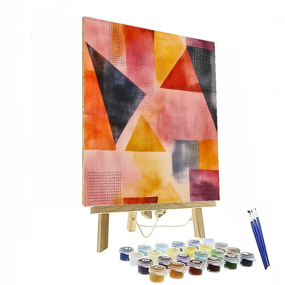 Paul Klee Inspired Nebular Polyphony Numbered painting kits