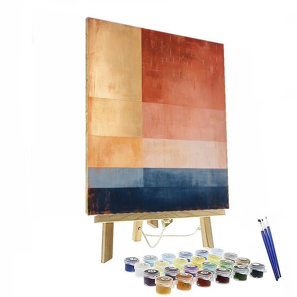 Paul Klee Inspired Tectonic Lullaby Of Colorfields DIY paint by numbers