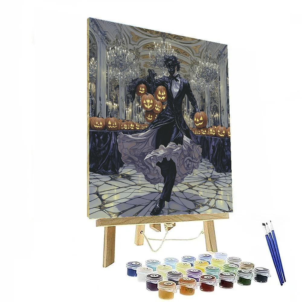 Spooky Mirror Ballroom Masquerade Paint by numbers kits
