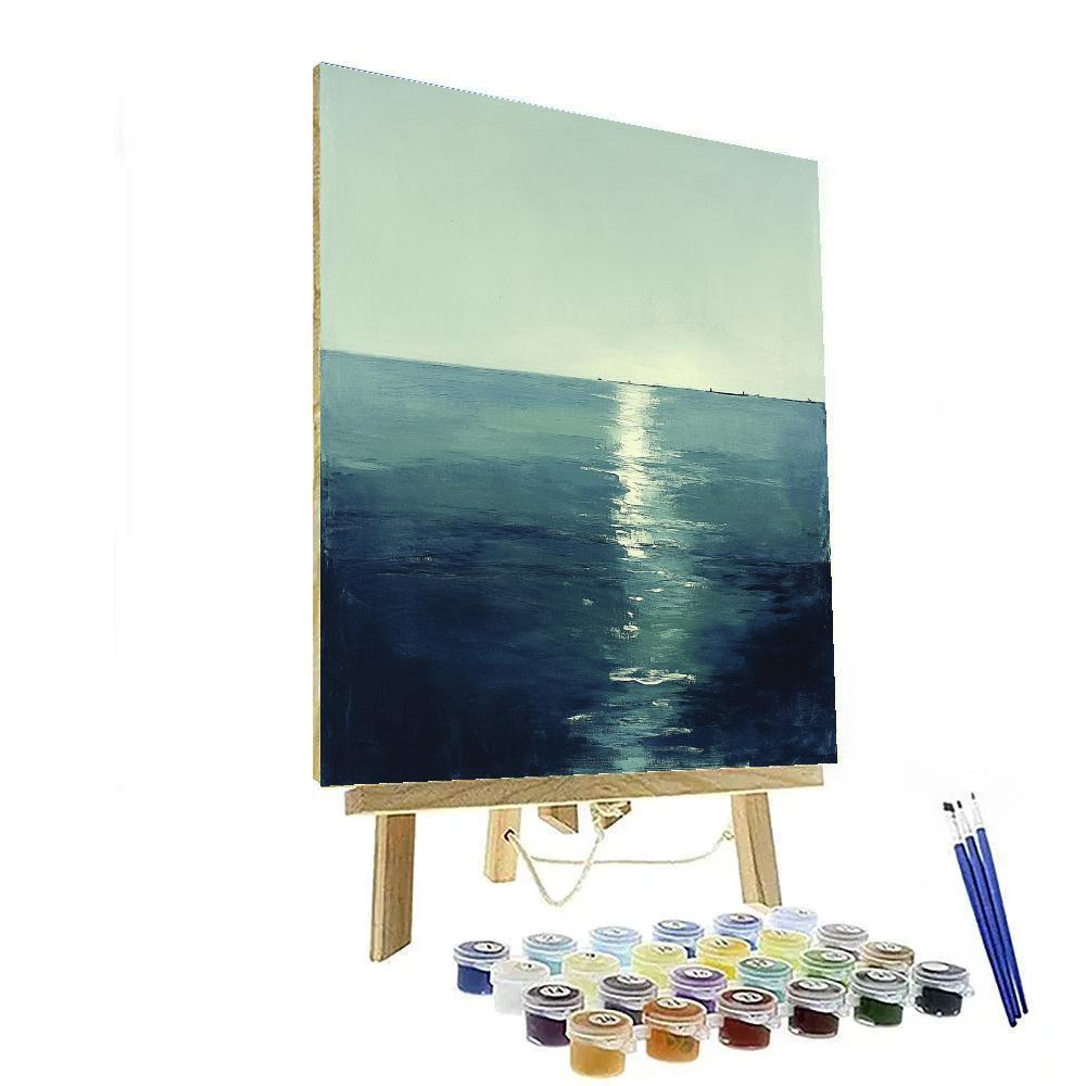 Leonardo Da Vinci Inspired Ocean Current Diagram paint by number