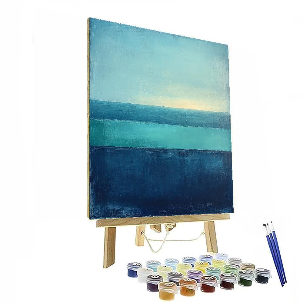 Mark Rothko Inspired Tidal Silence Gradient DIY paint by numbers
