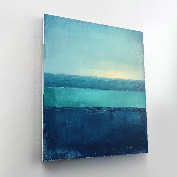 Mark Rothko Inspired Tidal Silence Gradient DIY paint by numbers