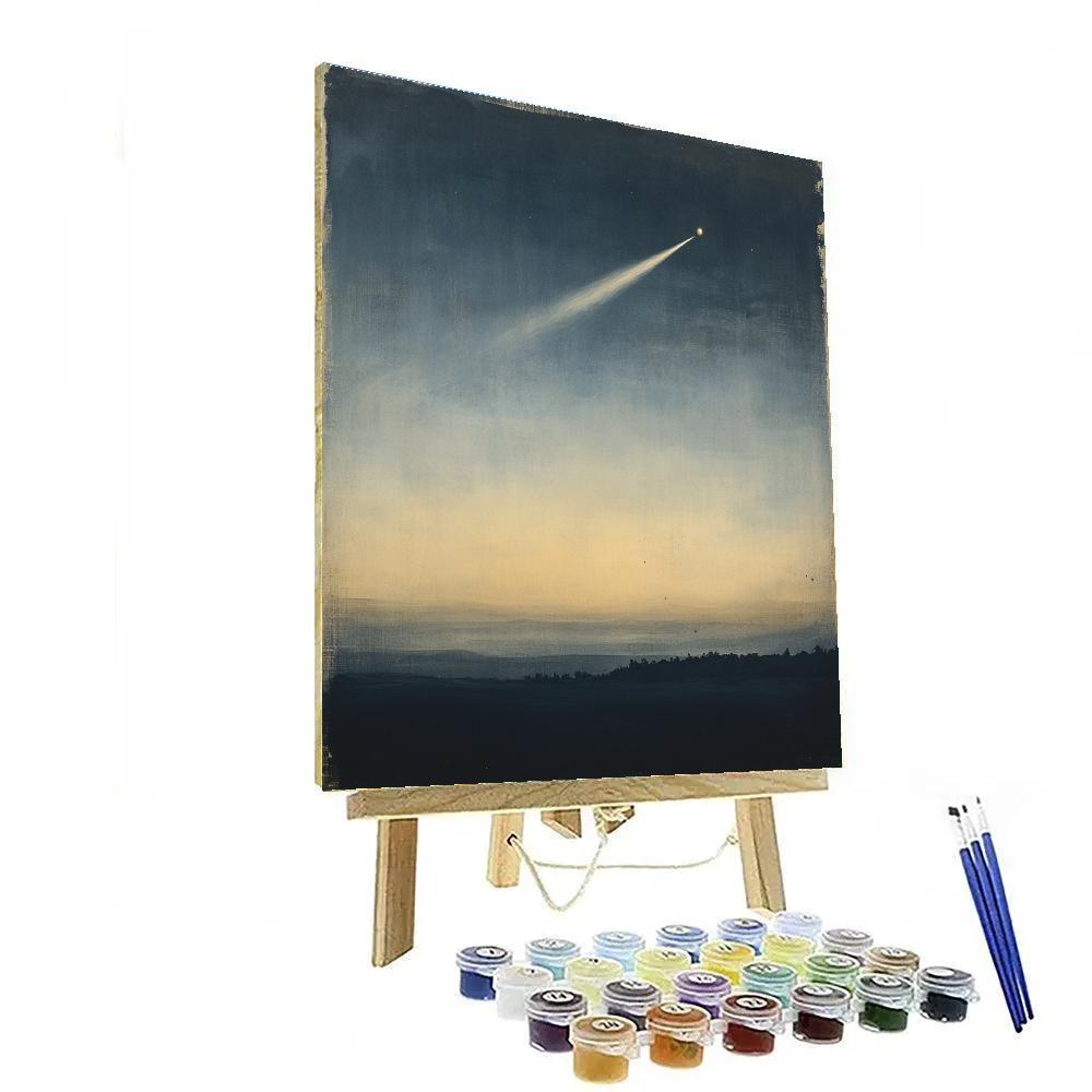 Leonardo Da Vinci Inspired Comet Tail Etching Painting by numbers kit