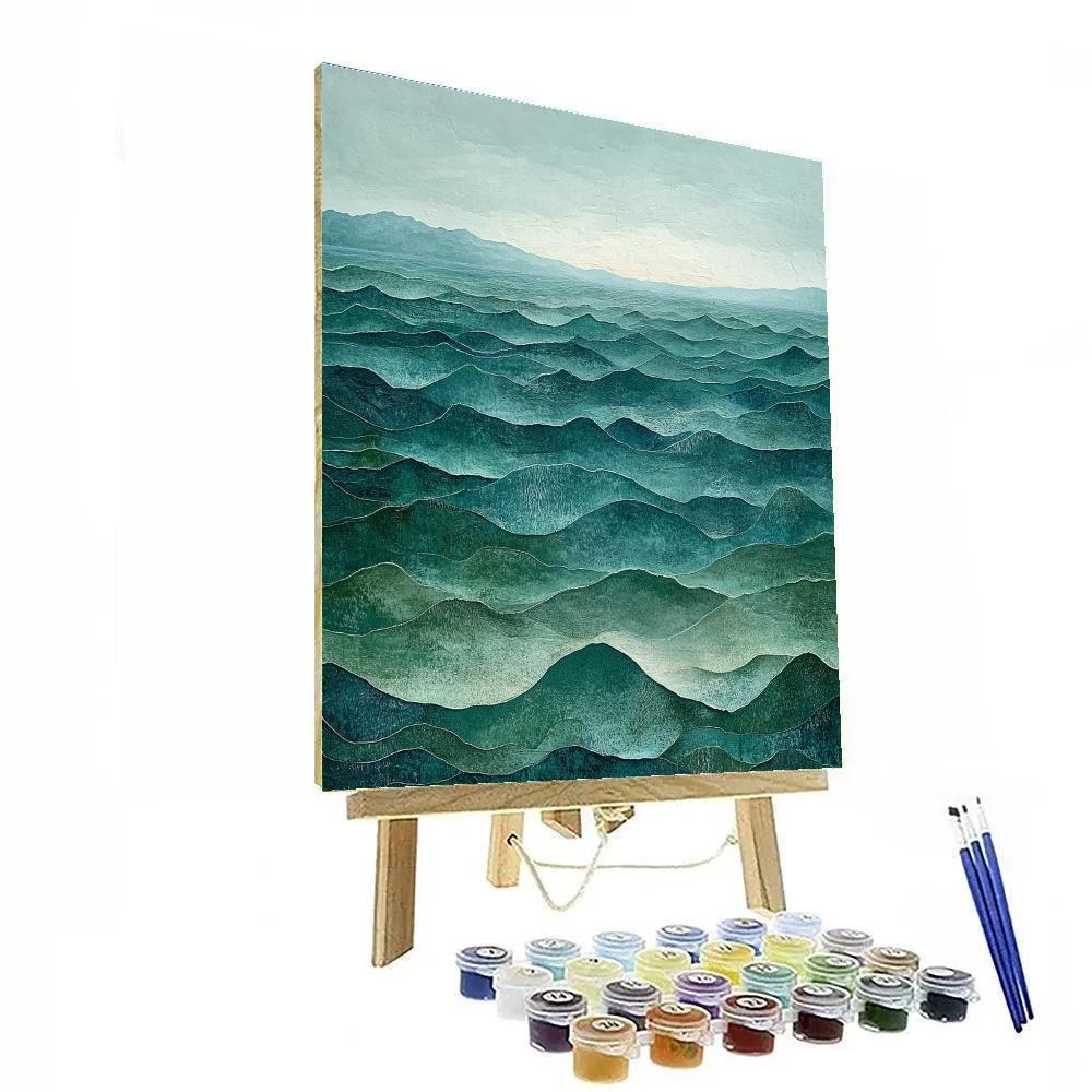 Max Ernst Inspired Weather Of The Inner Sea paint by numbers