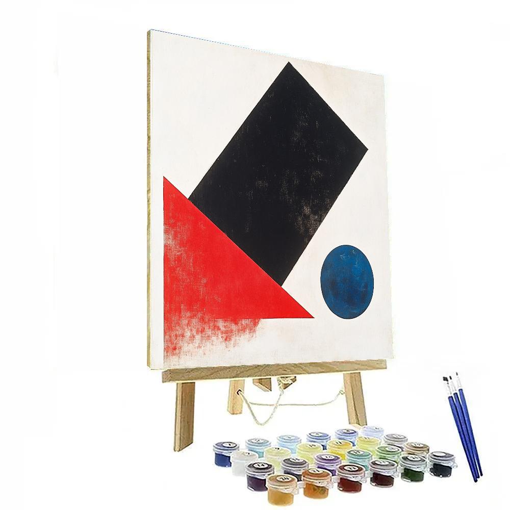 Kazimir Malevich Inspired Event Horizon Balance paint by number