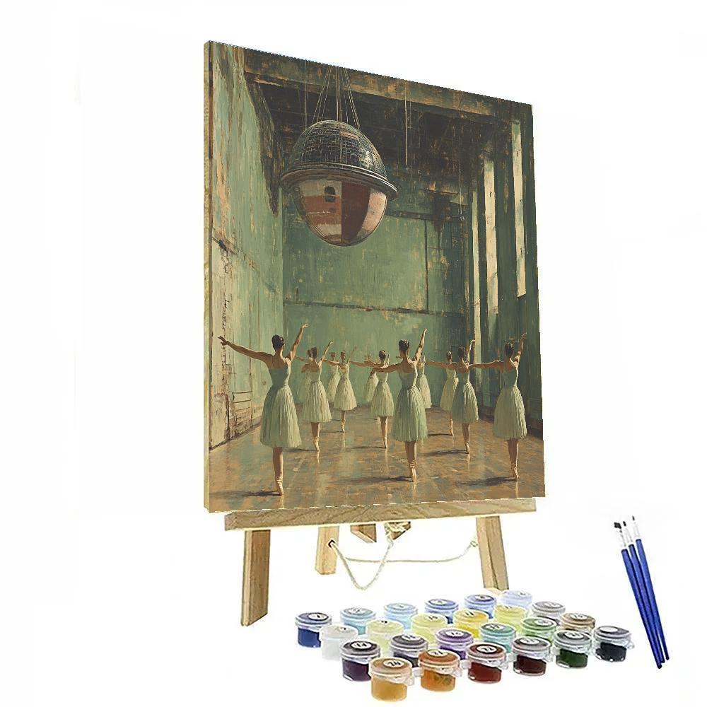 Degas Inspired Dancers Of Gravity painting number kit