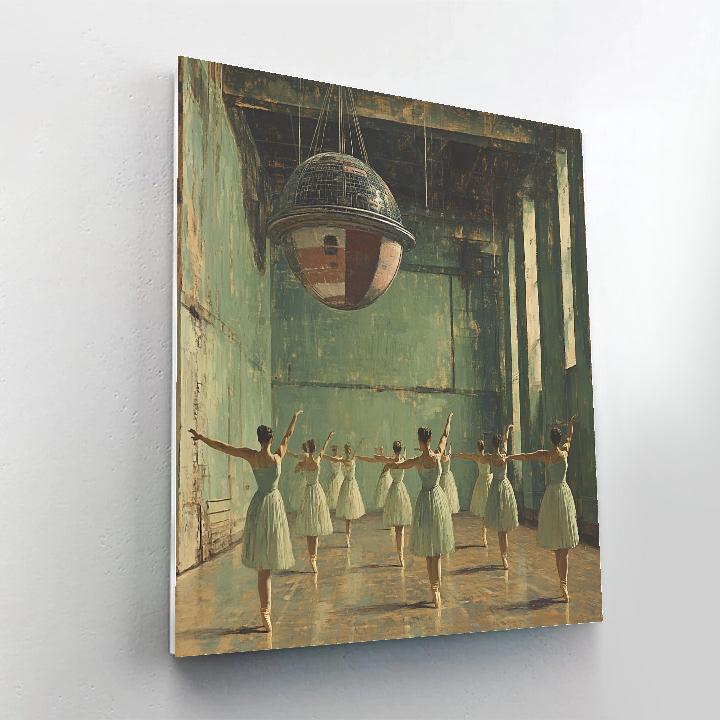 Degas Inspired Dancers Of Gravity painting number kit