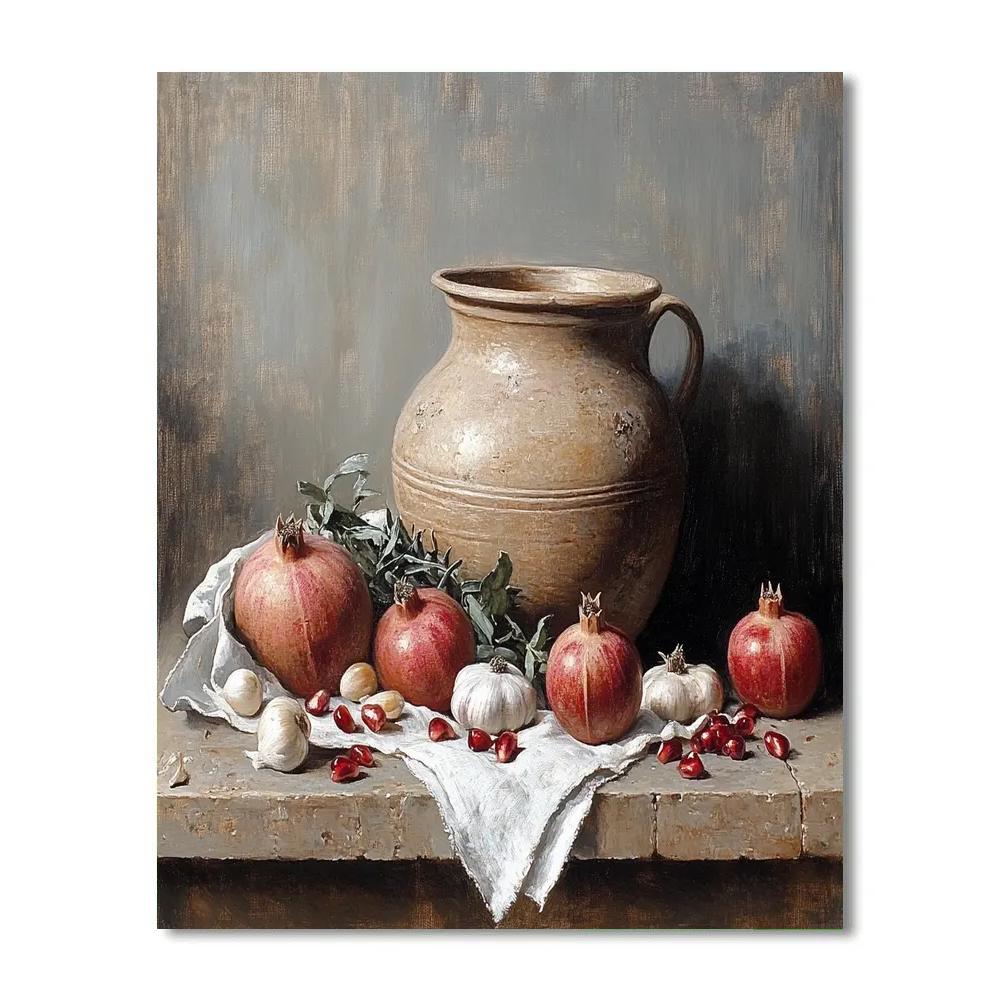 Diego Velázquez Inspired Eclipse Market Bodegon Paint by numbers kits