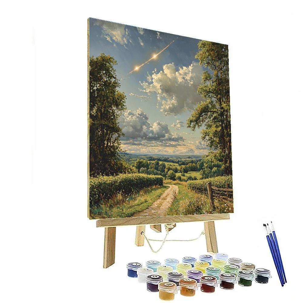 Constable Inspired Country Meteor paint by color