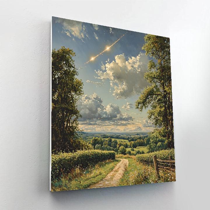 Constable Inspired Country Meteor paint by color