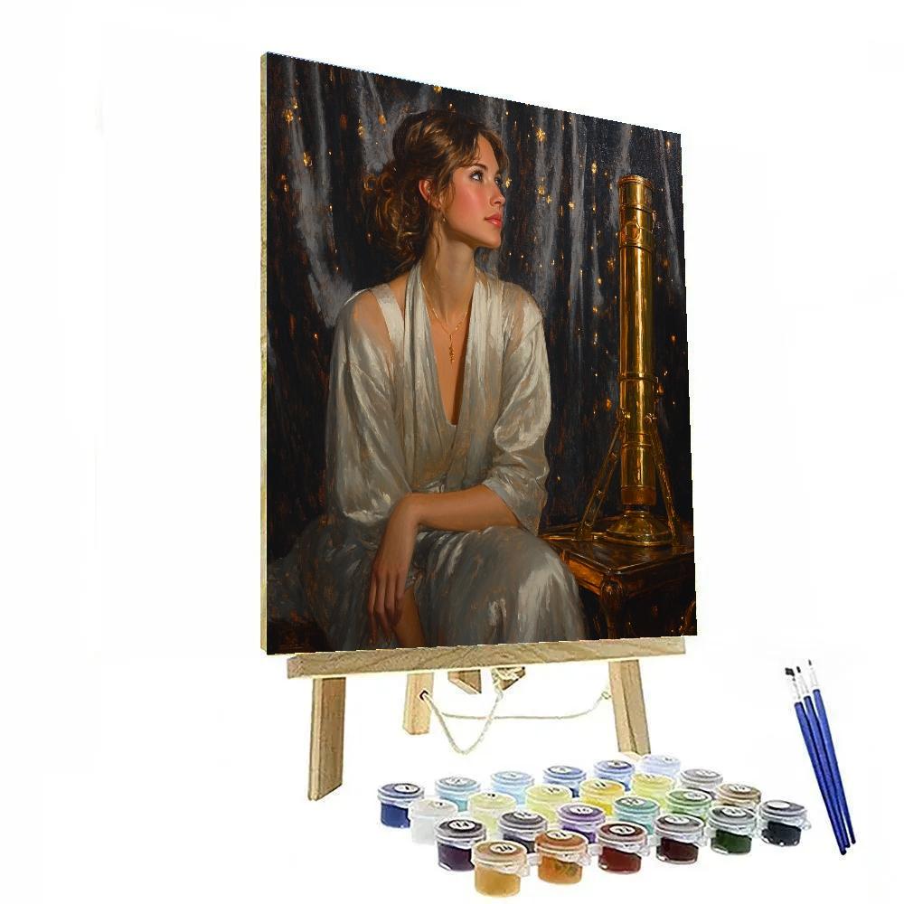 Sargent Inspired Portrait By Telescope DIY paint by numbers