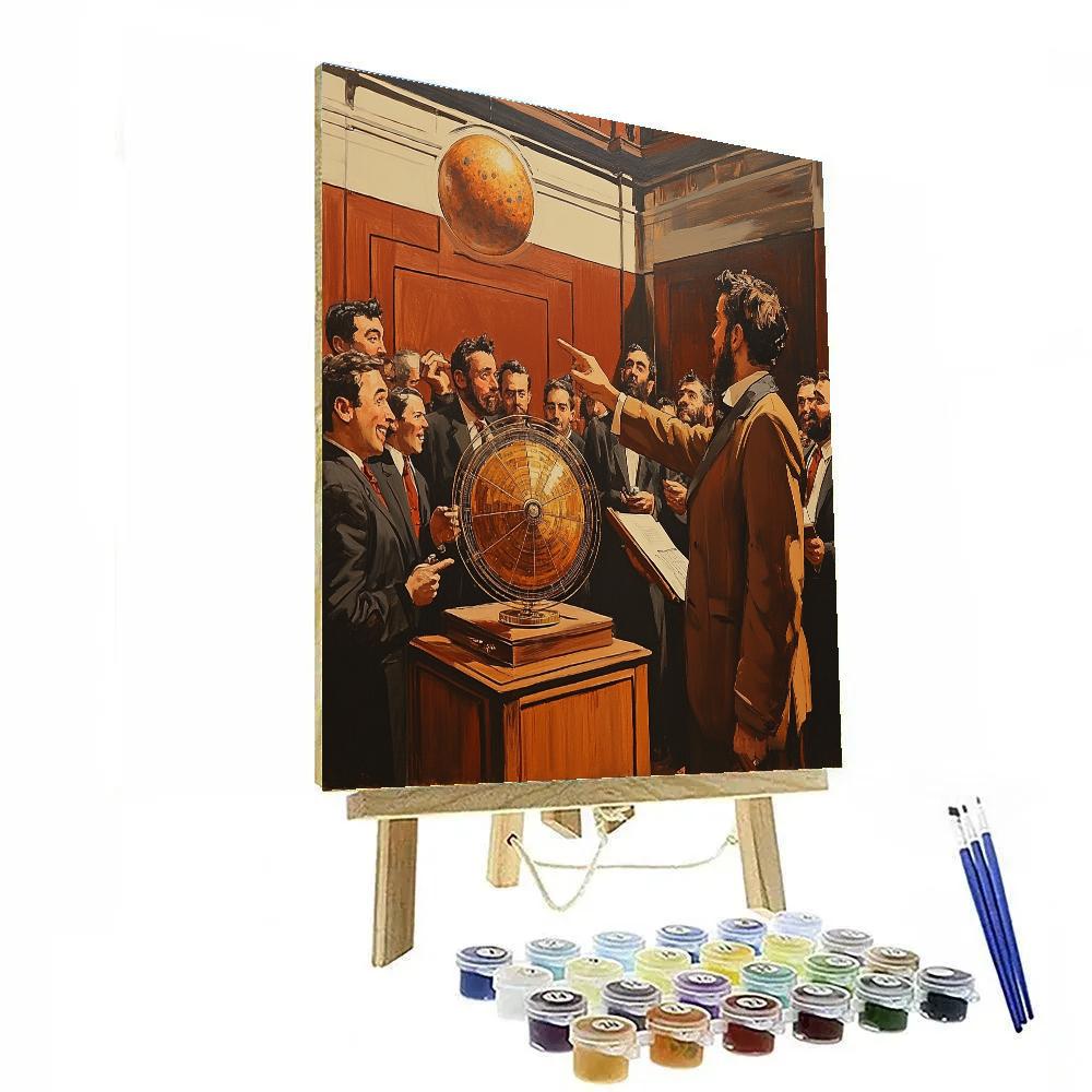 Hogarth Inspired Celestial Lecture Painting by numbers kit