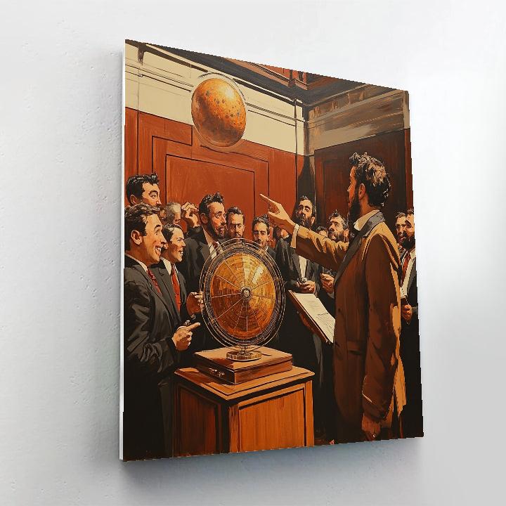 Hogarth Inspired Celestial Lecture Painting by numbers kit