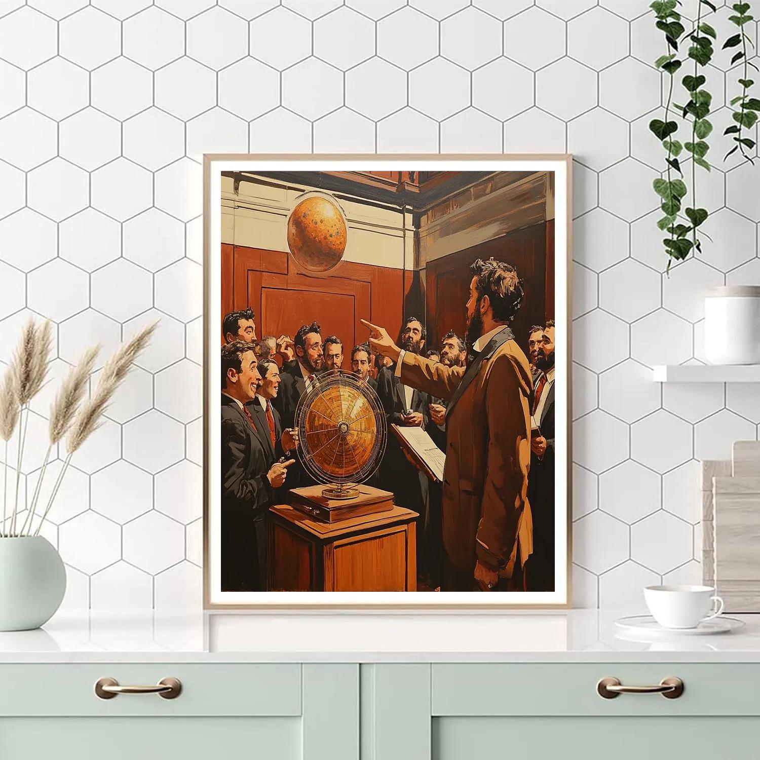 Hogarth Inspired Celestial Lecture Painting by numbers kit