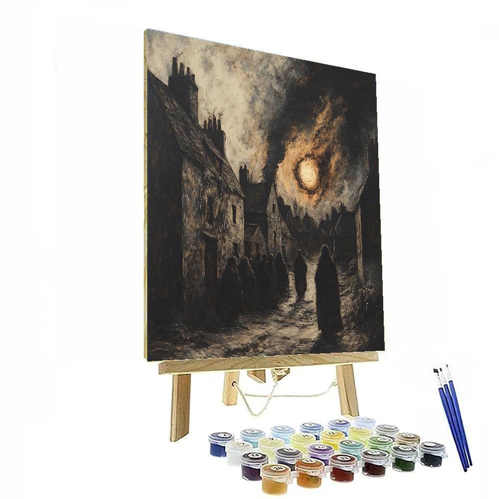 Goya Inspired Night Of The Comet Painting by numbers kit