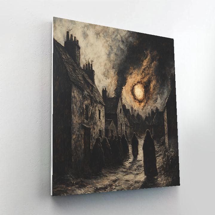 Goya Inspired Night Of The Comet Painting by numbers kit