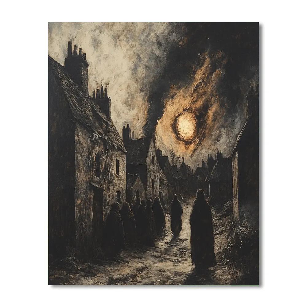 Goya Inspired Night Of The Comet Painting by numbers kit