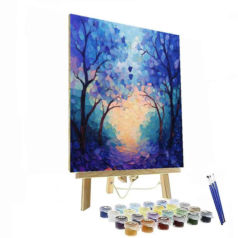 Paul Cézanne Inspired Prism Nebula Orchard Of Color Fields Painting by numbers kit