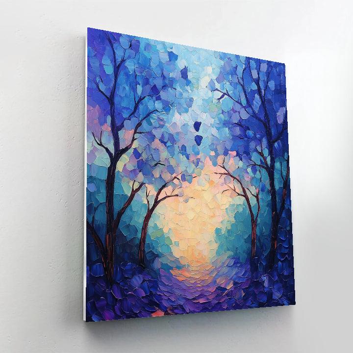 Paul Cézanne Inspired Prism Nebula Orchard Of Color Fields Painting by numbers kit