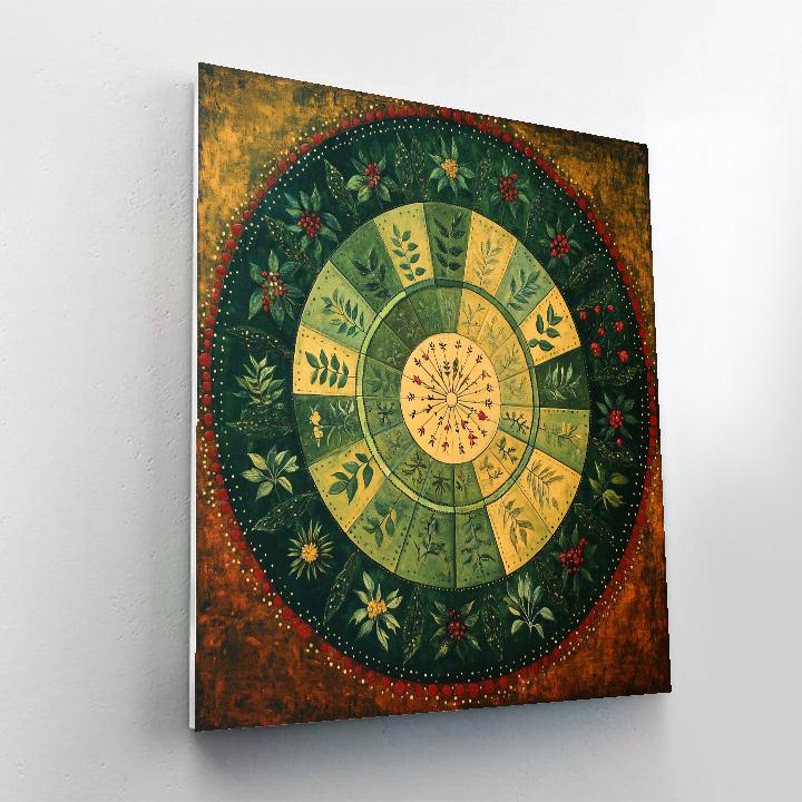 Frida Kahlo Inspired Zodiac Garden Without Creatures Painting by numbers kit