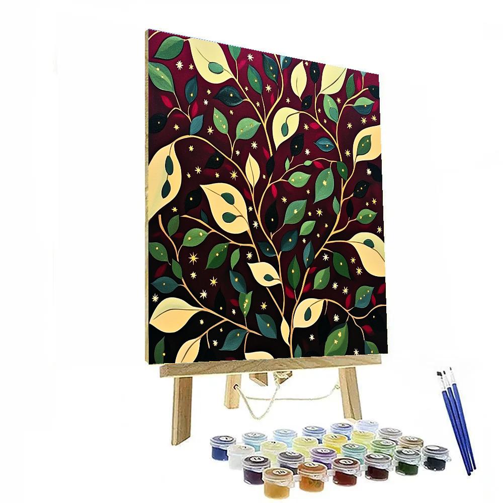 Frida Kahlo Inspired Starforge Orchard Of Light Seeds paint by numbers