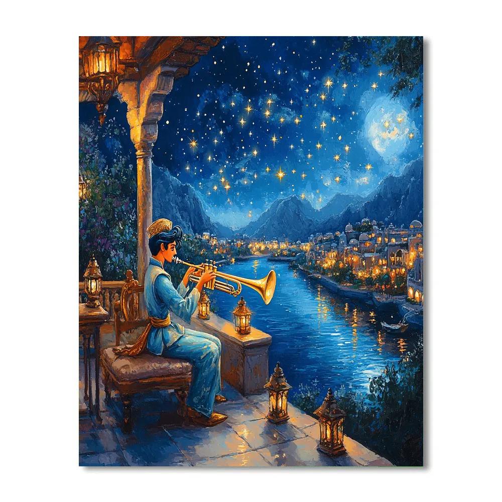 Naveen Jazz Night Disney Inspired paint by numbers