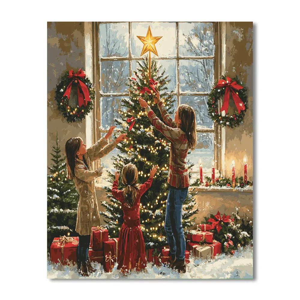 Star Topper Moment Paint by numbers art