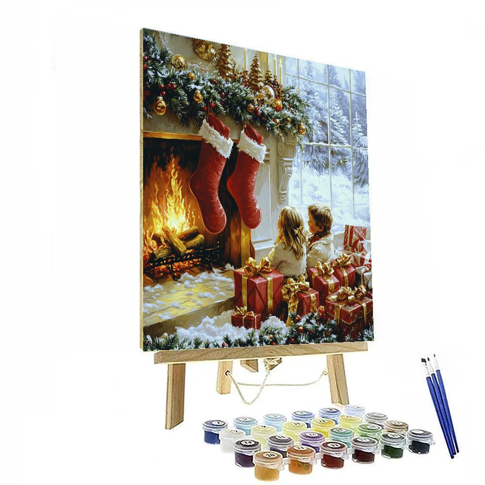 Hearthside Stocking Surprise Numbered painting kits