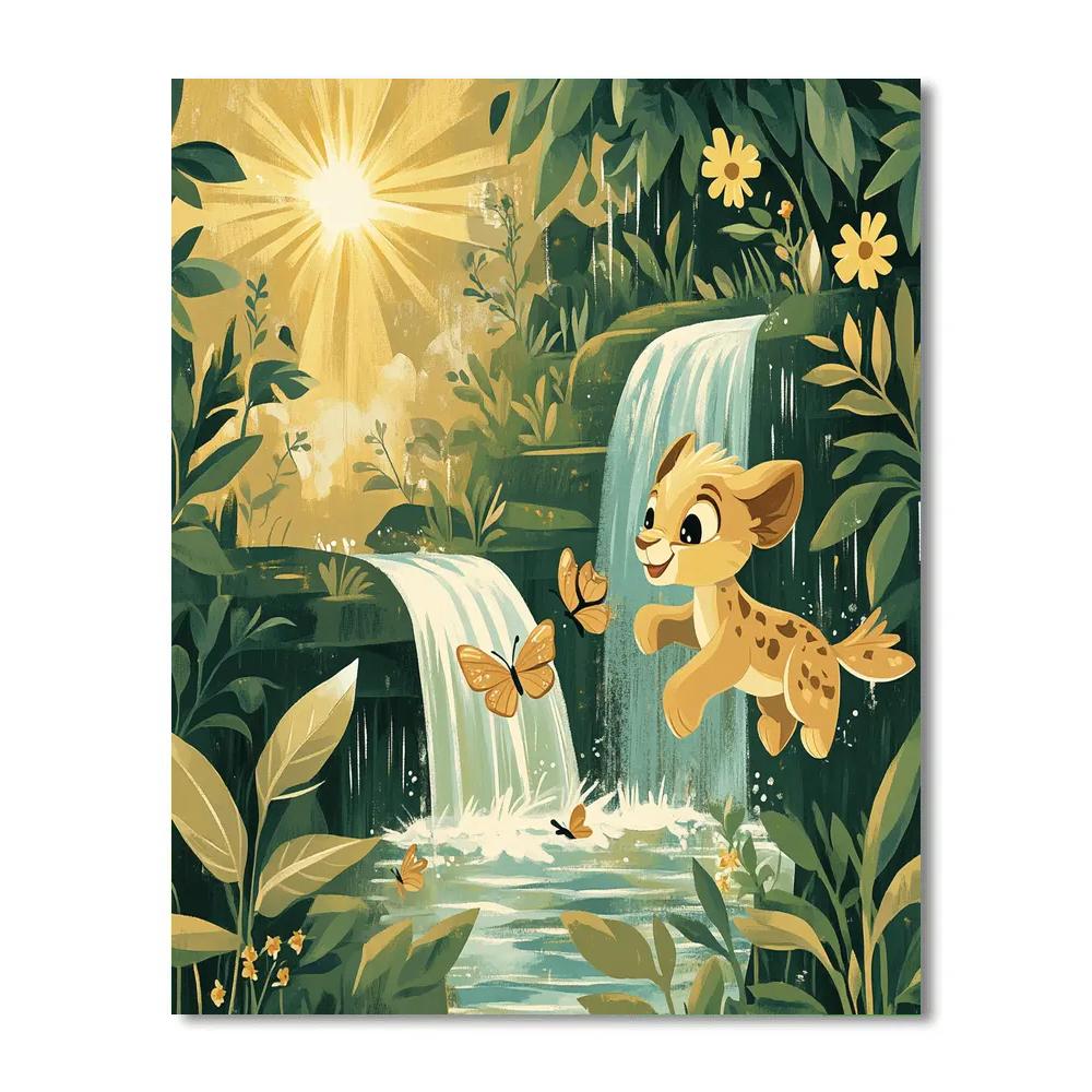 Nala Jungle Playtime Disney Inspired paint by number