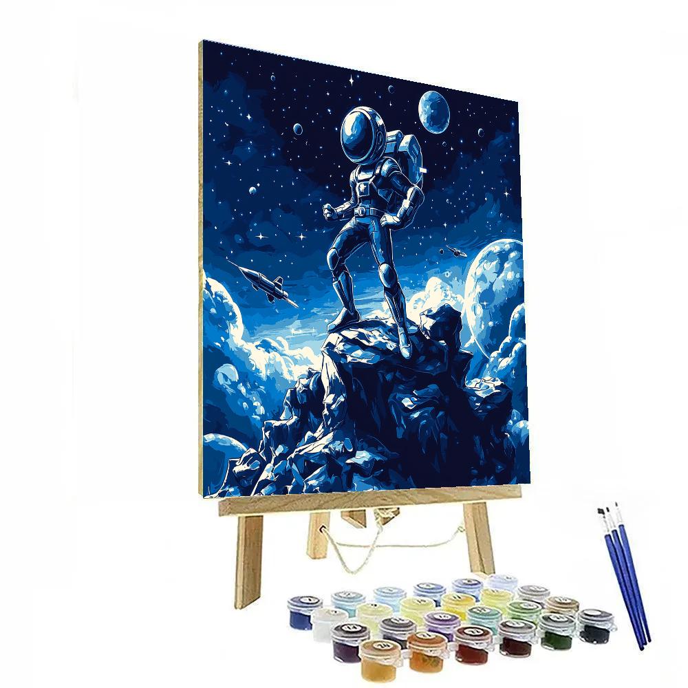 Buzz Lightyear Star Patrol Disney Inspired Number painting