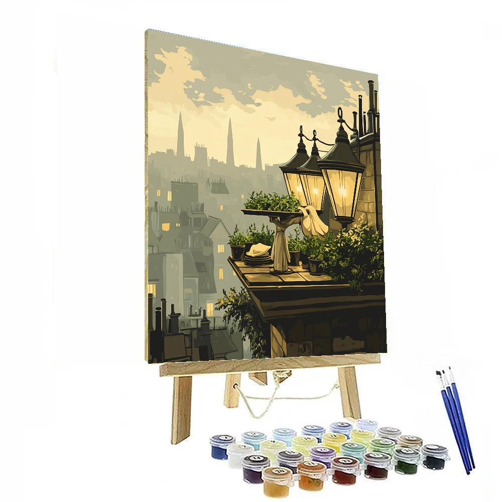 Linguini Rooftop Dream Disney Inspired Paint by numbers kits